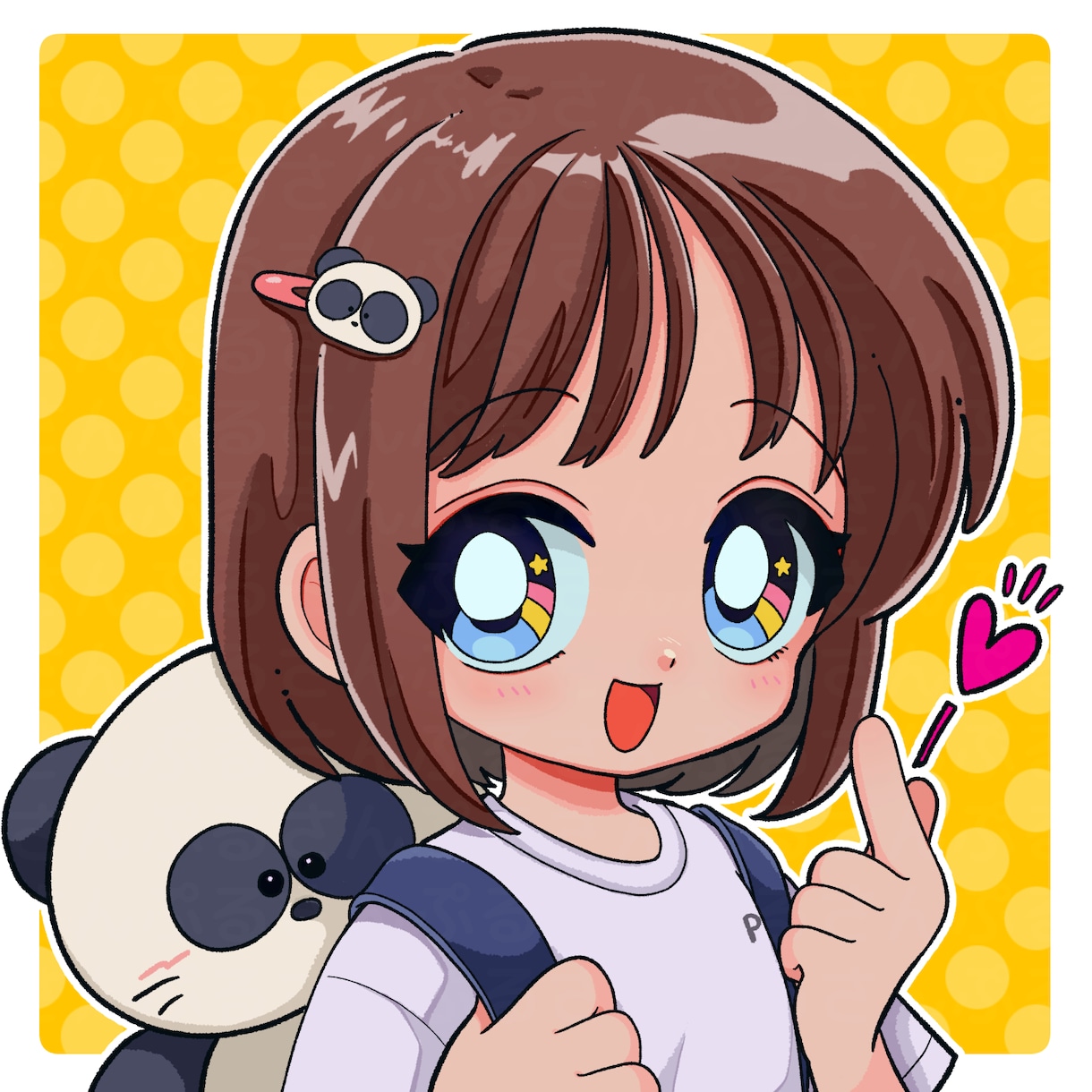 SNSなどで使えるアイコン制作します レトロな可愛いアニメイラストお探しの方に♪ イメージ1