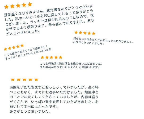 まだ見ぬ素質や可能性発見！手相占いします 資質を受け止め、１歩踏み出す秘書サポート込み起業コンサル イメージ2