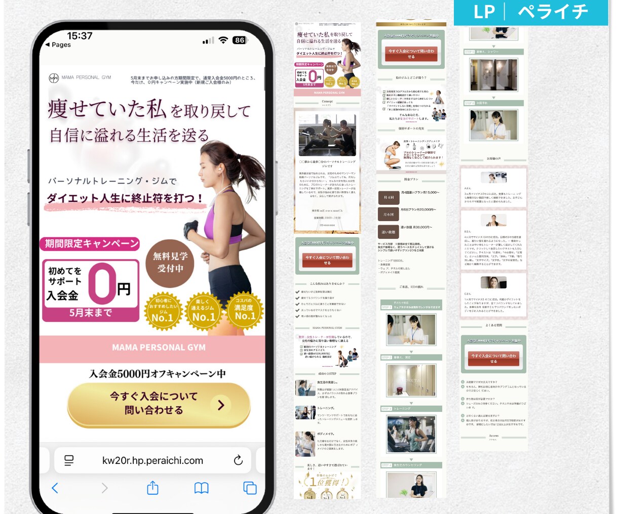 CVR率アップペライチLP、修正無数限で作成します マーケティングに特化した集客LP、今だけ価格で作成します。 イメージ7