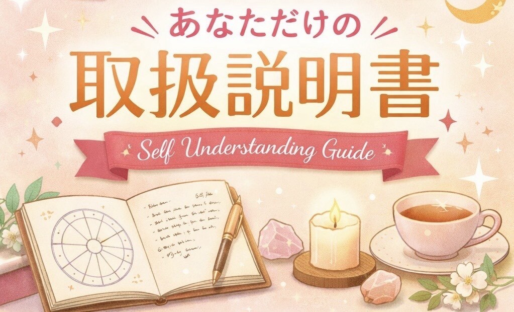自分をもっと好きになる取扱い説明書をつくります なんだか生きづらいあなたへ。星から受け取る「本来のわたし」 イメージ1