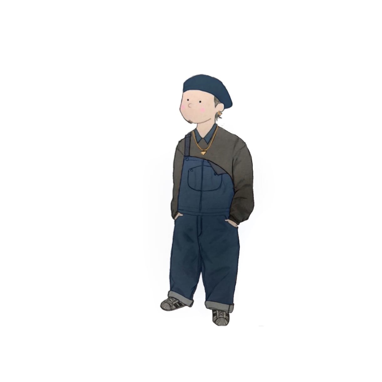 可愛らしいSNS用ファッションアイコン描きます 可愛いアイコンが欲しいけど似顔絵は。。。そんなあなたに！ イメージ3