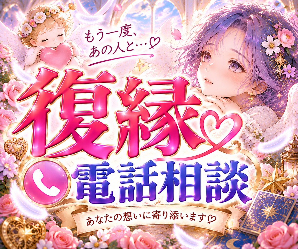 あの人とまだ繋がれる？復縁ができるかを読み解きます まだ終わっていないかも、諦めたくない恋愛がある人のための占い イメージ1