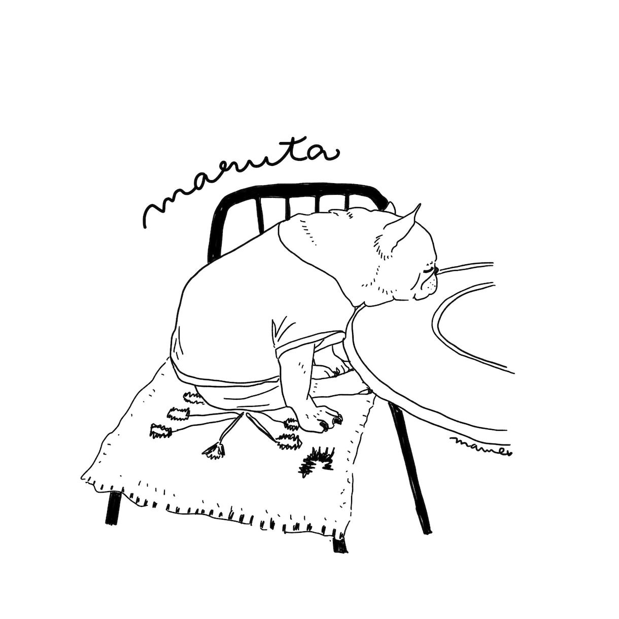 おしゃれアイコン描きます InstagramなどSNSでトレンドの線画イラスト イメージ3
