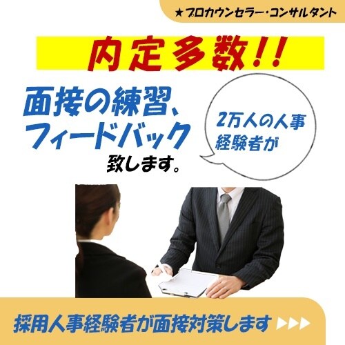 就活・公務員試験の模擬面接をビデオチャットでします 【面接指導のプロが対面指導】表情から回答内容までチェック！ イメージ1
