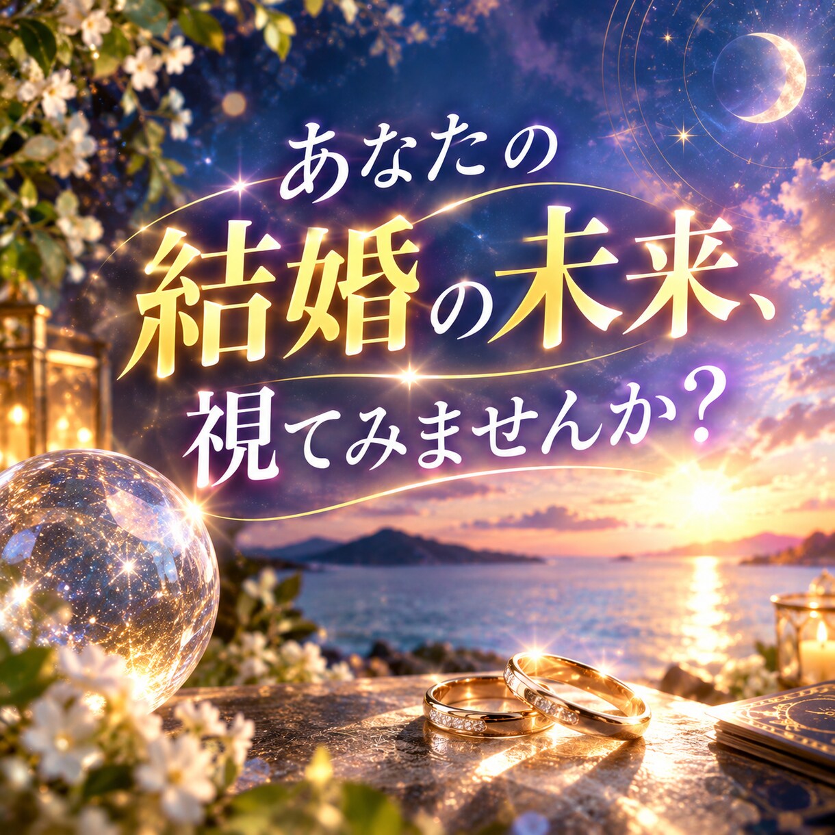 結婚の未来を詳しく鑑定します お相手との相性や結婚の可能性、未来について丁寧に鑑定します。 イメージ1