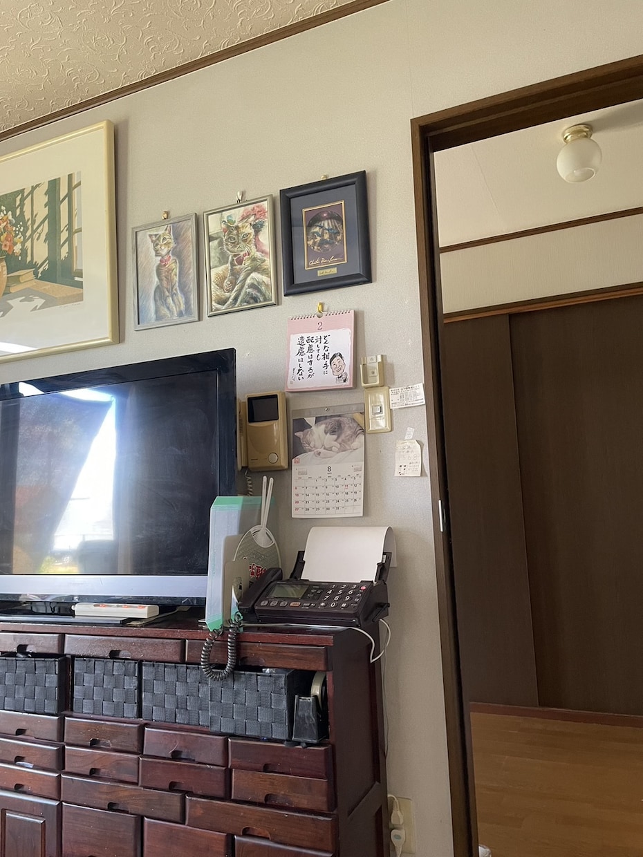 猫ちゃんをクレヨン、色鉛筆、水彩絵の具で描きます 雰囲気に合せた画材を使いA4の紙に描き額に入れて郵送します イメージ10