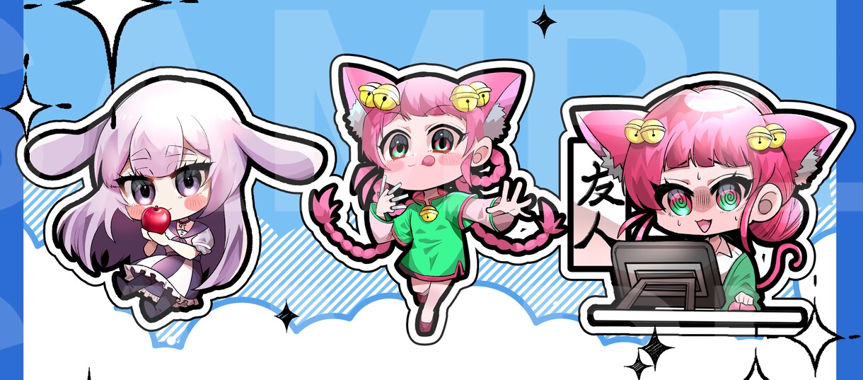 IRIAMや配信等で使用するSDキャラ描きます 最短即日！商用利用可！かわいい、YouTubeやx等でも イメージ6