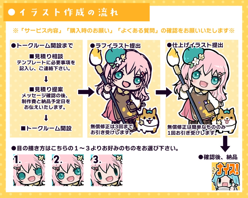 SDキャラのイラスト制作します 商用可◎動画や配信、SNS、グッズなど幅広くご使用頂けます イメージ4