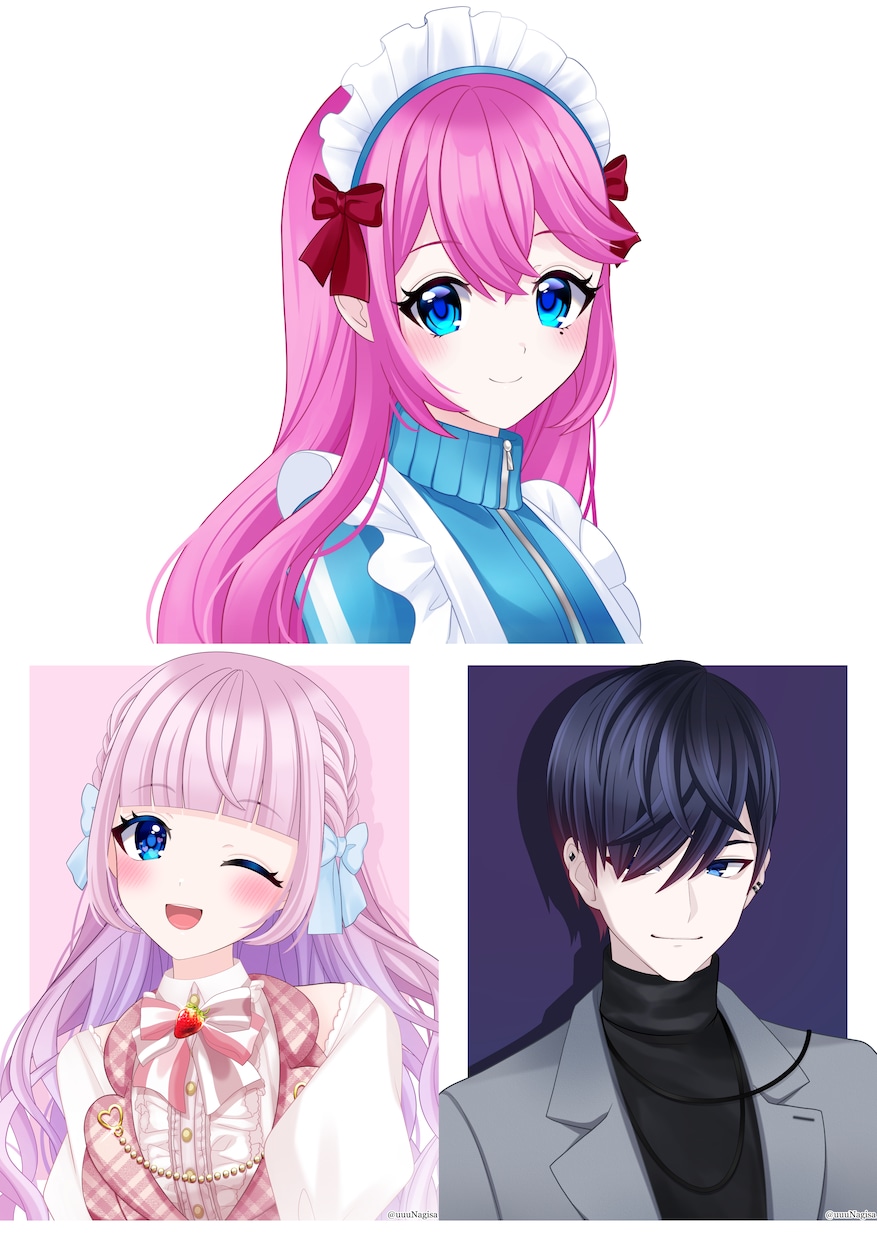 表紙・アイコン・ミニキャラ等様々なイラスト承ります お見積り・ご相談だけでもOK！ イメージ7