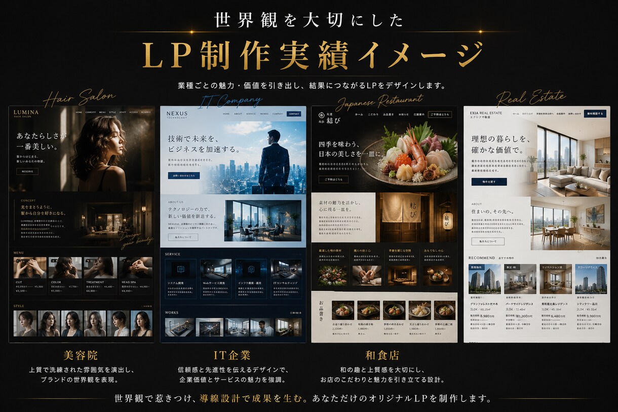 集客導線を設計する完全オリジナルLP制作ます テンプレ不使用｜ブランド価値を高める完全オリジナル設計 イメージ5
