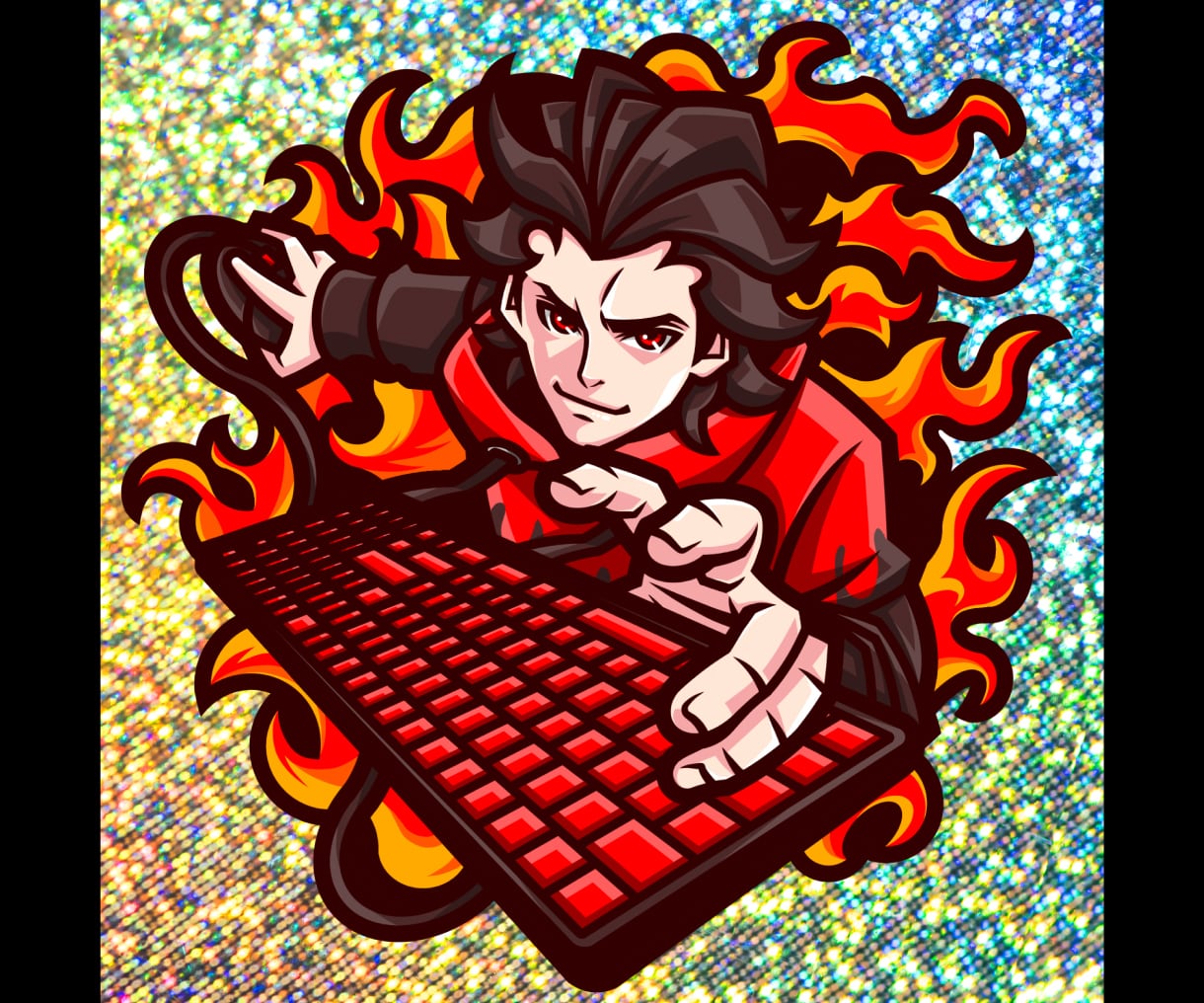 オリジナルキャラ・シール用イラストを制作します 似顔絵・ペット・マスコットに対応。印刷用データもご用意します イメージ7