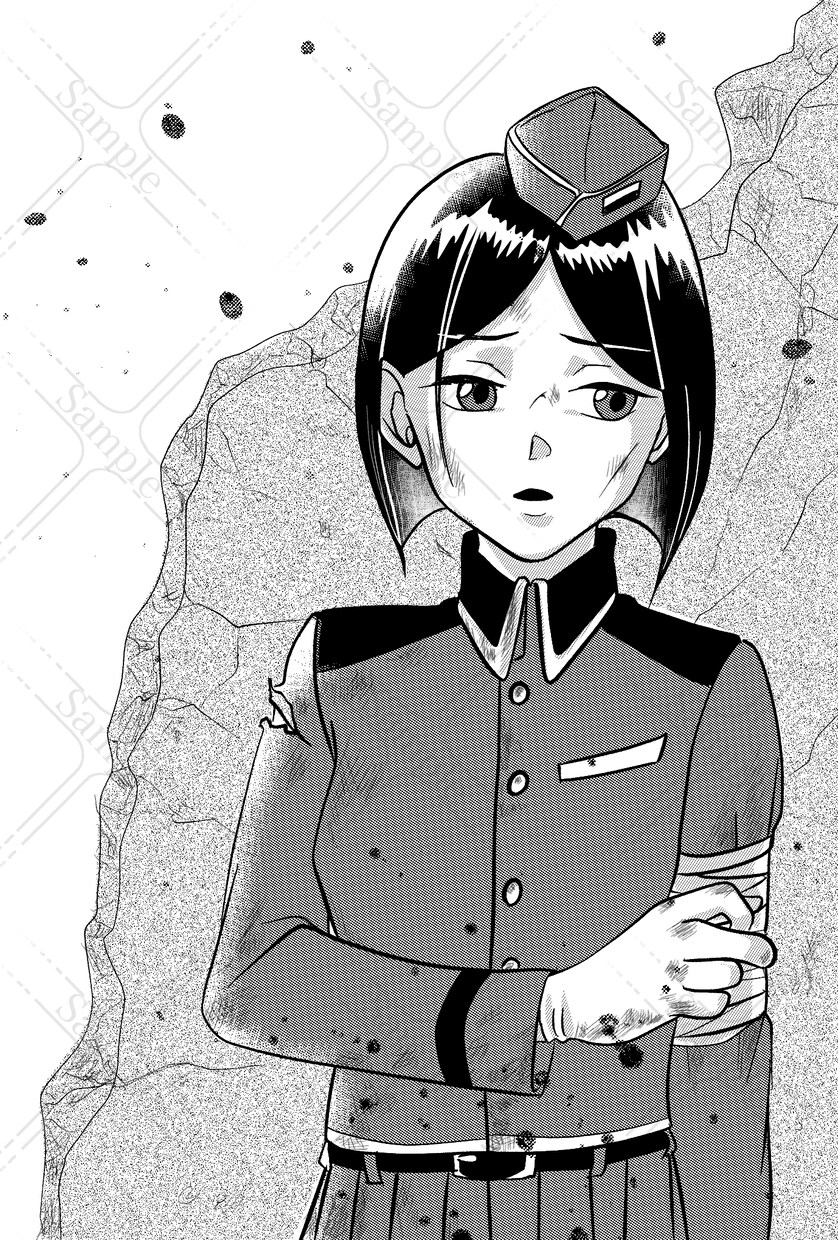 モノクロイラストの小説挿絵、一枚絵を描きます 表情豊かなキャラクターを描き、世界観により深みを演出します。 イメージ1
