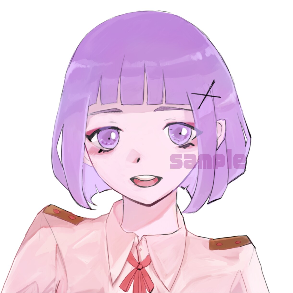 最短1日！SNSのアイコンイラスト描きます 似顔絵、動画の一枚絵、イラストなども対応可！お気軽にご相談を イメージ2