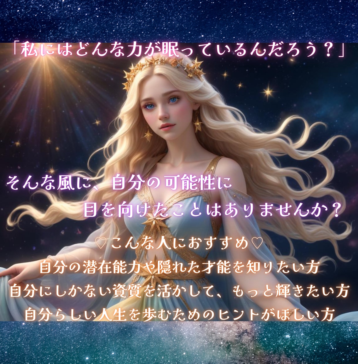 あなたの持って生まれた潜在能力を霊視します 鑑定歴15年プロの占い師が霊視×数秘術でオリジナル鑑定します イメージ3