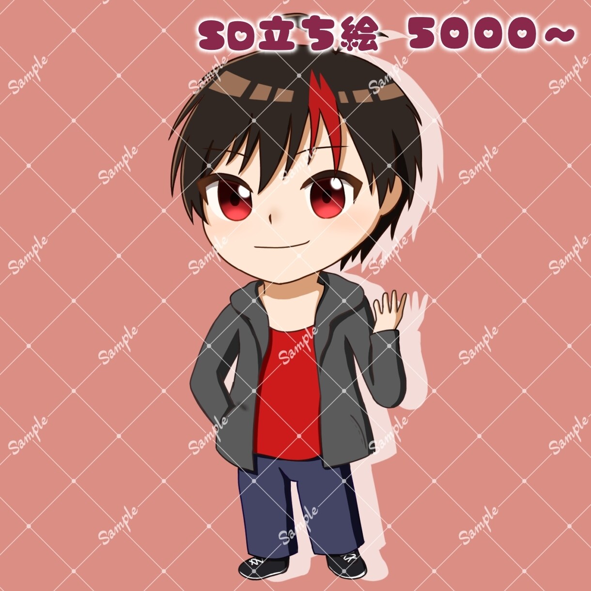 デフォルメイラスト描きます デフォルメ、ミニキャラを描きます イメージ3