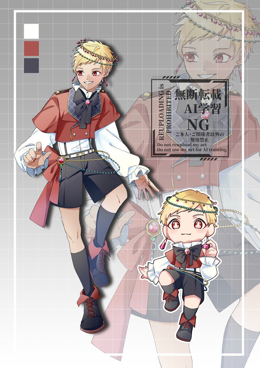 ゲーム・TRPG立ち絵イラスト制作します オリジナルキャラクターの立ち絵が欲しい方、是非ご利用ください イメージ4