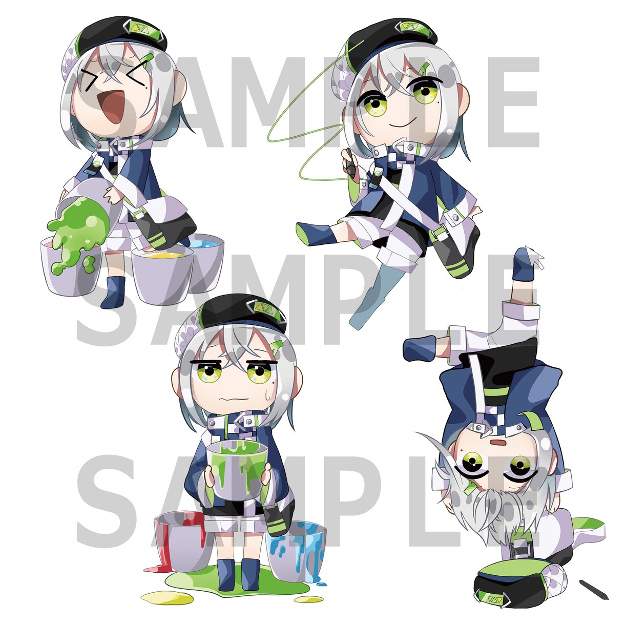 デフォルメキャラクターの制作をいたします お望みの容姿やポーズを備えた一体をお描きします！ イメージ1