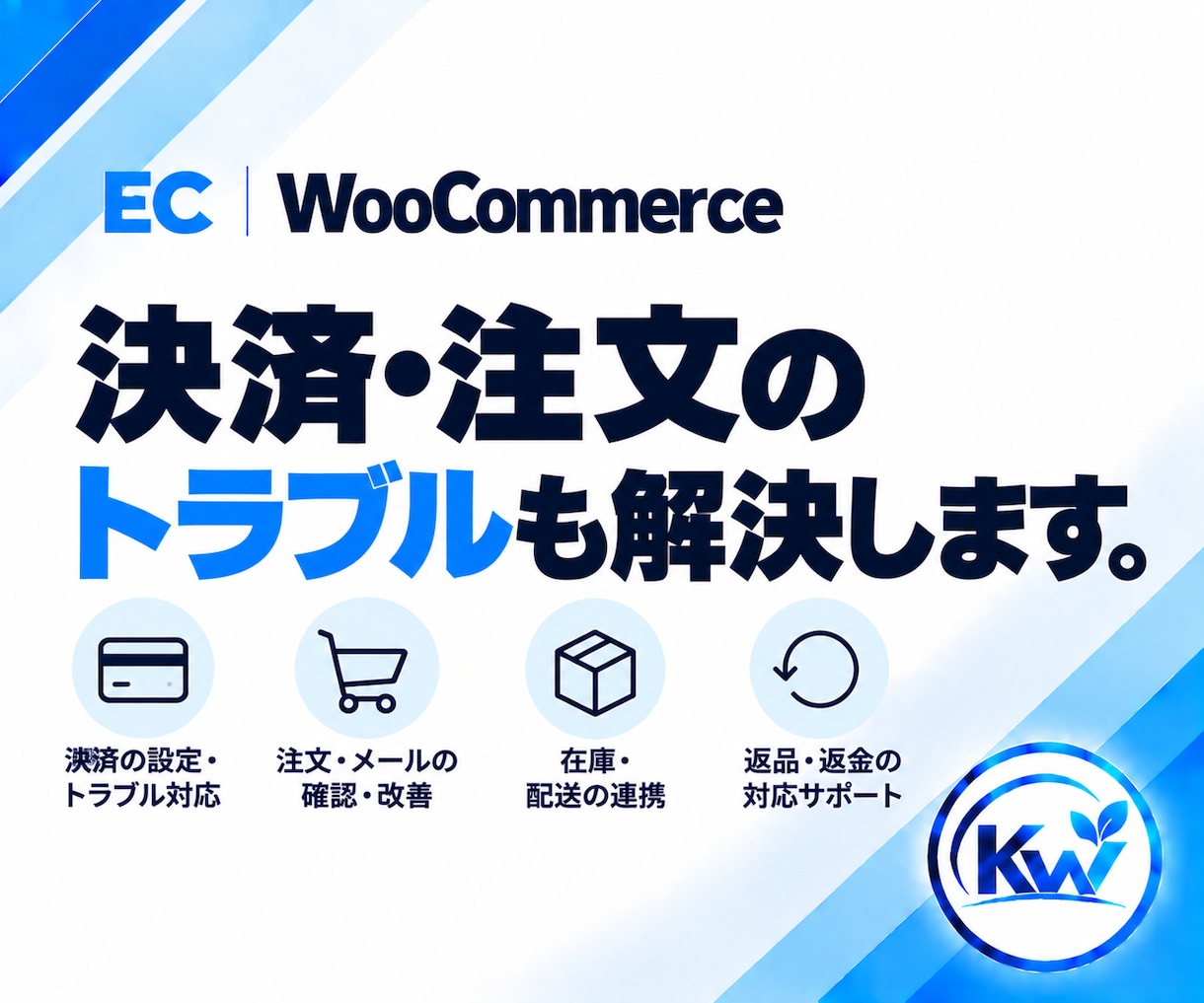 WooCommerceのお困りごとを相談できます 何を頼めばいいか分からない段階から、必要な対応を整理します イメージ5