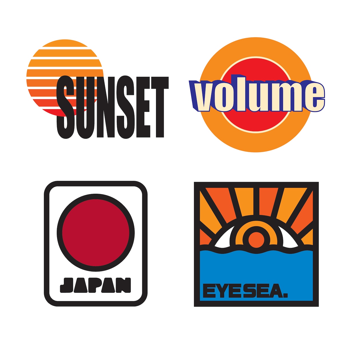 レトロで個性的なロゴマークを制作します 海沿いやアメリカンなお店、古着屋さんなどにいかがでしょうか。 イメージ1