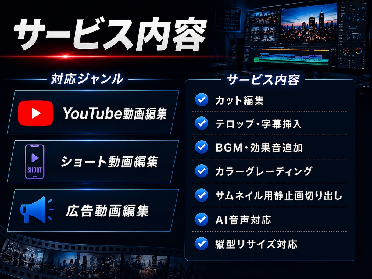 YouTube動画を制作します TikTok編集、サムネイル作成も承ります！ イメージ2
