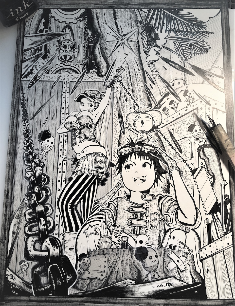 オリジナル漫画の見せ場1ページを全力作画代行します 漫画歴10年・元漫画家アシスタントが見せ場の一枚絵を全力作画 イメージ9