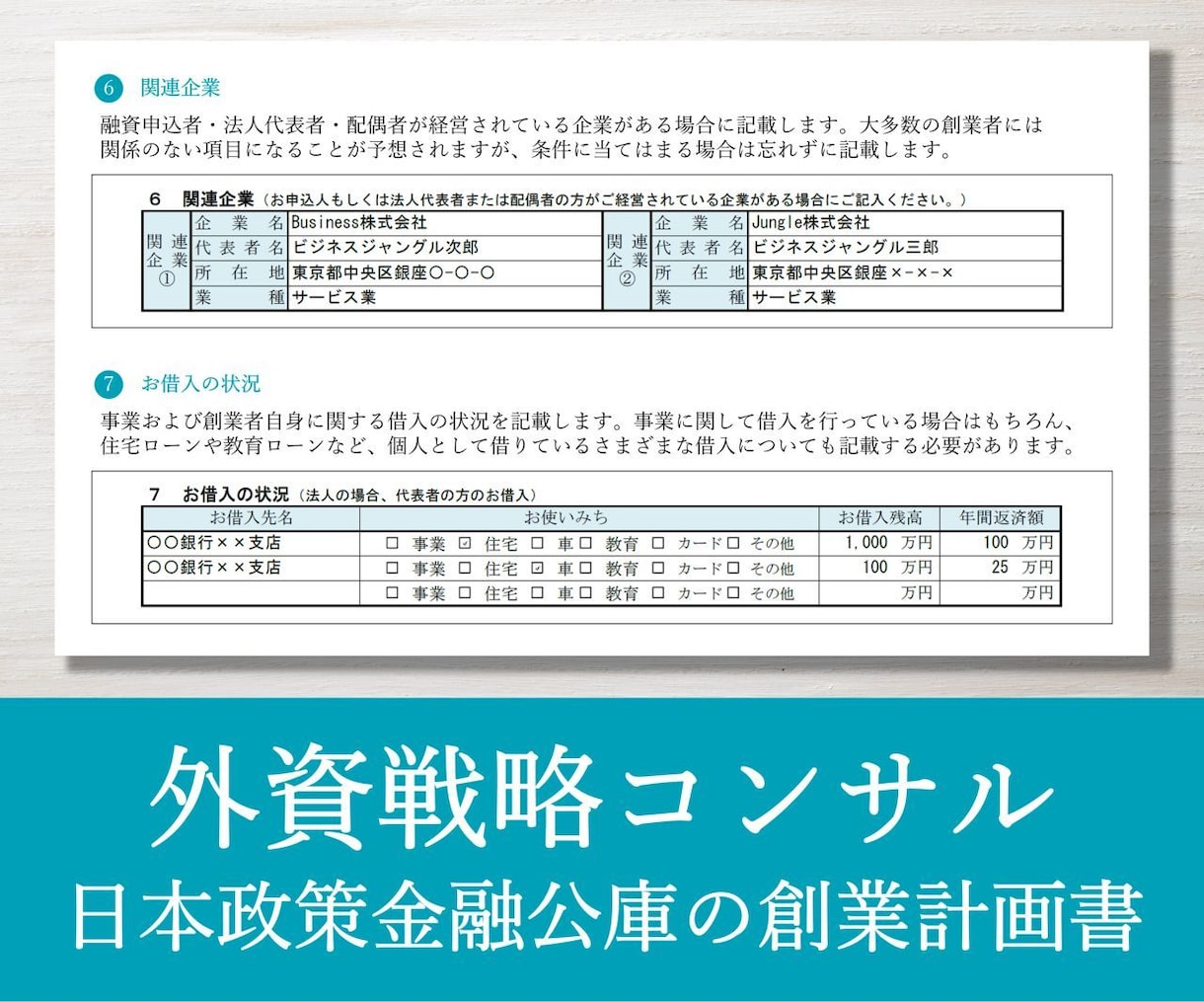 プロが日本政策金融公庫の創業計画書を作ります 戦略コンサルが作成／新規出品のため実績10件まで半額適用中！ イメージ7