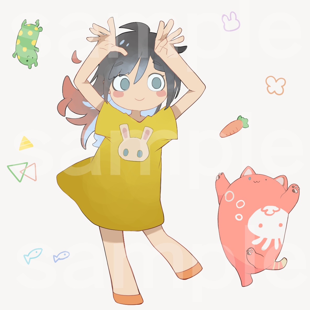 ぽんわかしたイラスト承ります ゆるかわポップなイラスト制作を目指して イメージ2