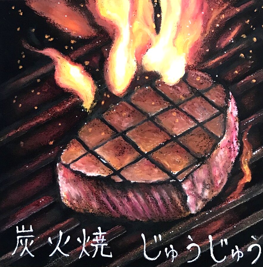 ブラックボードにチョークでイラスト描きます お部屋のインテリアボードとして飾れます。 イメージ5