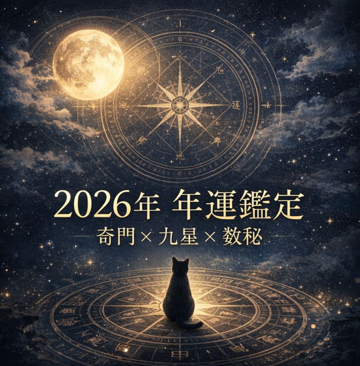 奇門遁甲×九星気学×数秘術で一年運を鑑定します 「来年を占う」のではなく、「来年を整える」年運鑑定 イメージ1