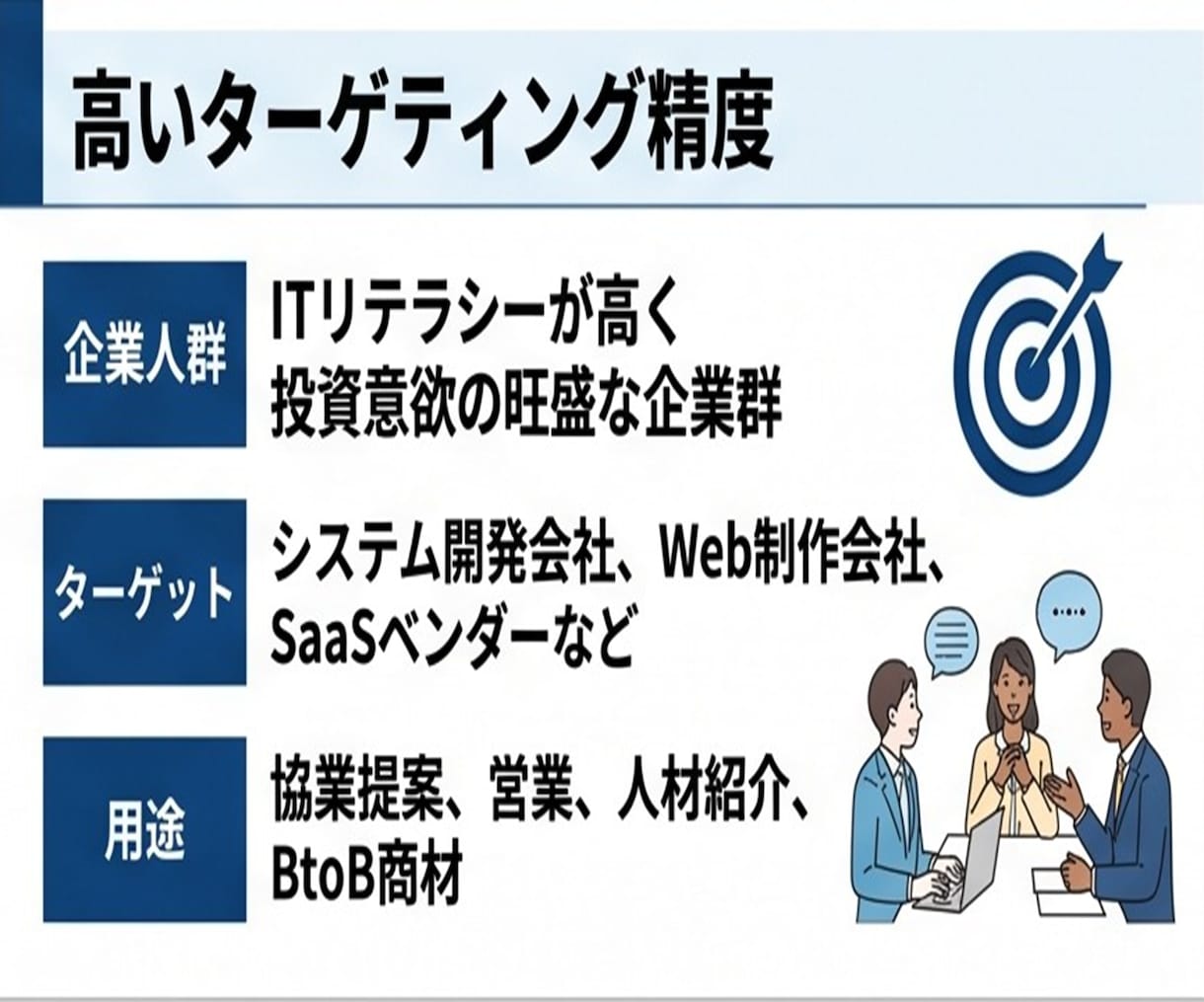 即納！IT企業の新規開拓テレアポリストを提供します BtoB営業に最適！2393件の高純度ITベンダー法人リスト イメージ8