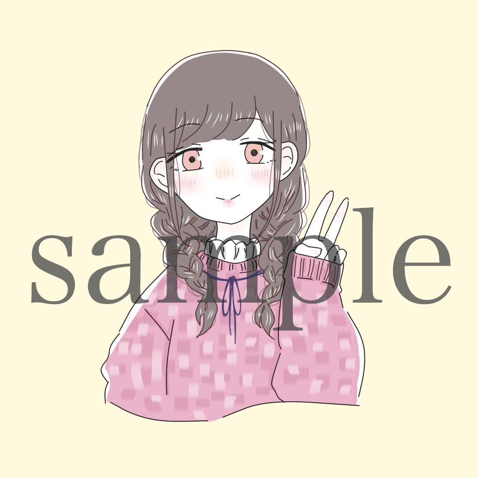 可愛い似顔絵のアイコンを描きます SNS用の可愛い似顔絵のアイコンを描きます イメージ4
