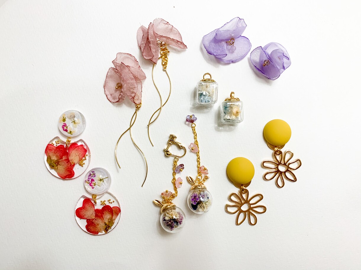 あなただけのピアス、大切な方へのピアス作ります 日常を彩るアクセサリー作り致します♡ イメージ6