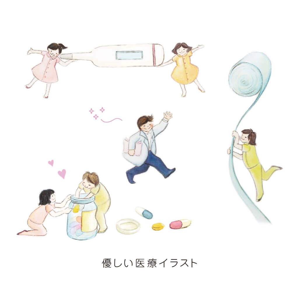 分かりやすく優しい雰囲気の医療イラストを作成します フリー素材にはない専門的な病気説明・セミナー用パワポ資料に! イメージ5