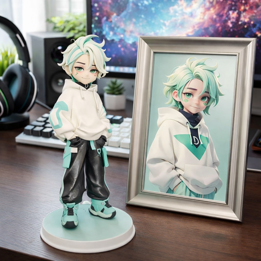 VTuber・オリキャラを3Dフィギュア制作｜ます 完全オーダーメイド手作業造形サービス イメージ3
