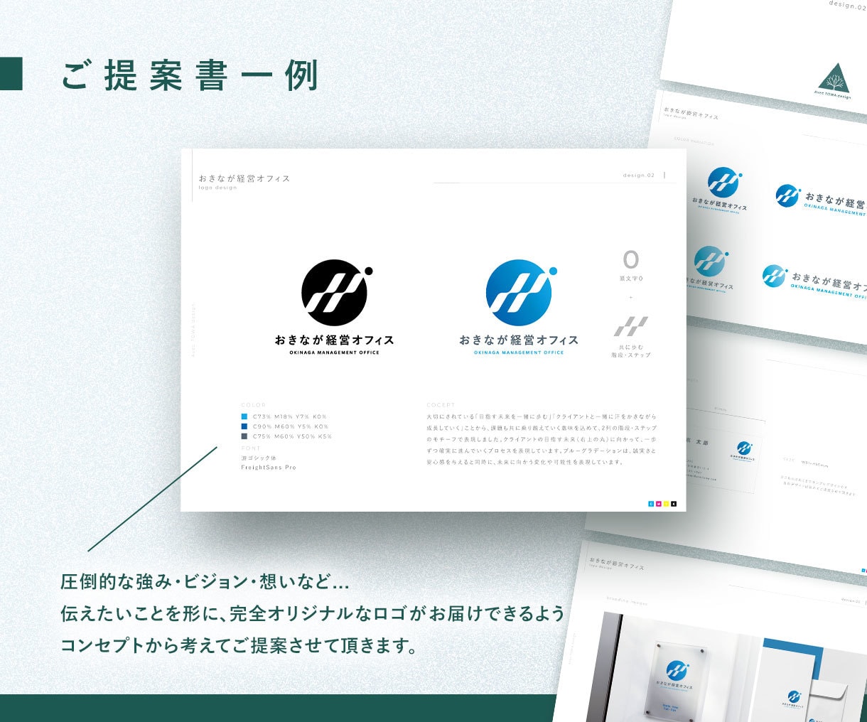安心感・信頼感のあるシンボルロゴ作成します 修正無制限｜著作権譲渡｜企業ロゴ・店舗ロゴお任せください！ イメージ2