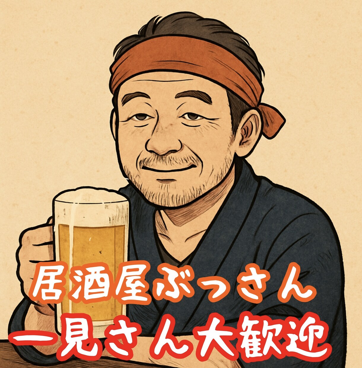 あなたの悩みや愚痴をネタに変えます 居酒屋ぶっさん｜酒好き店主があなたの話、じっくり聞きます。 イメージ1