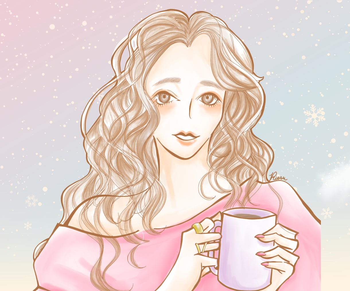 大人女性向けの世界観作りのイラスト制作をします 個人事業主様の雰囲気作りのイラスト×デザインをご提案します イメージ4