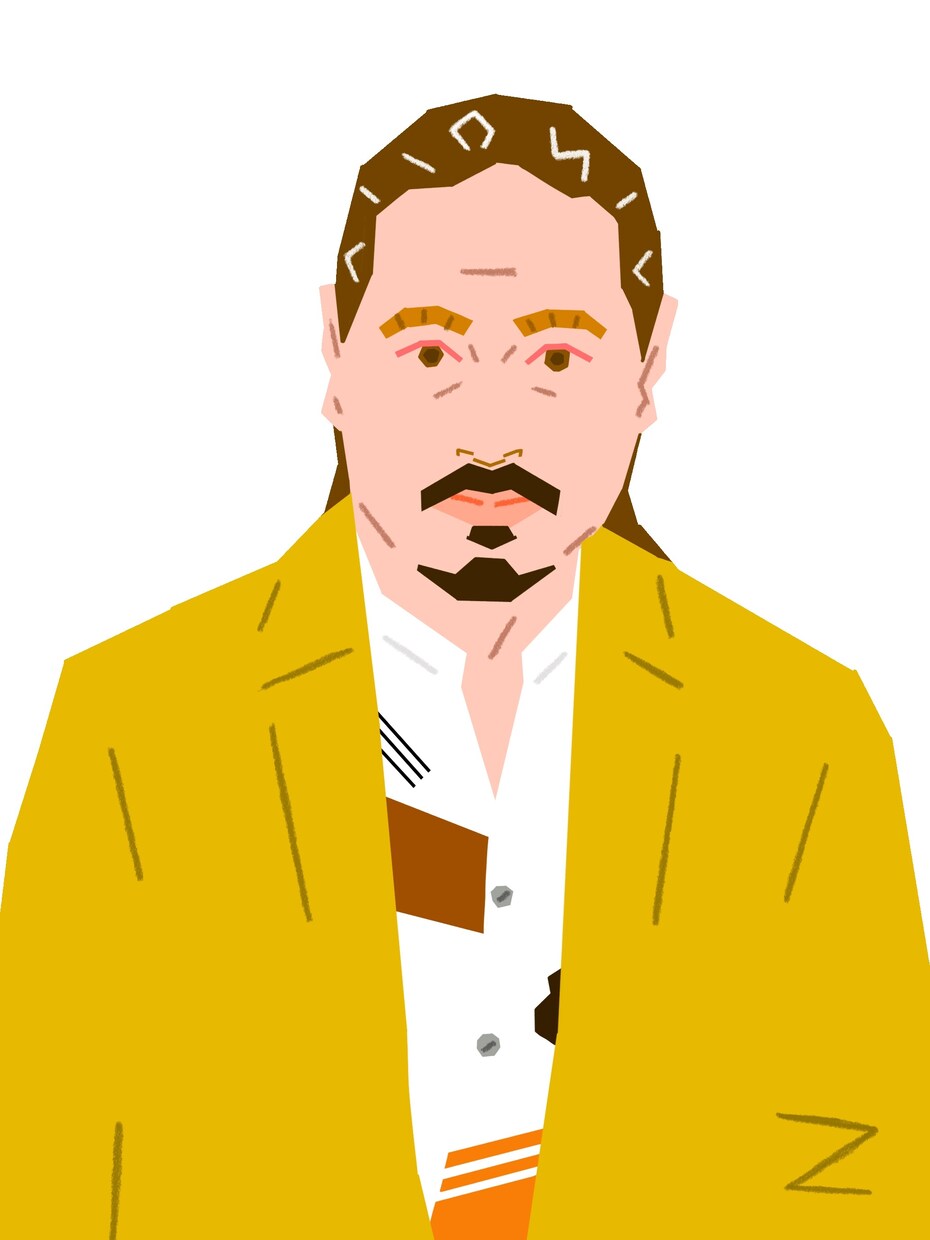 カラフルでグラフィカルな似顔絵承ります ご本人様だけでなくご家族ご友人ペットさんなど描きます。 イメージ4