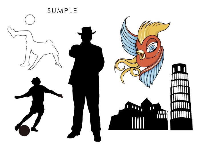 画像データをIllustratorでトレース致します☆ イメージ1