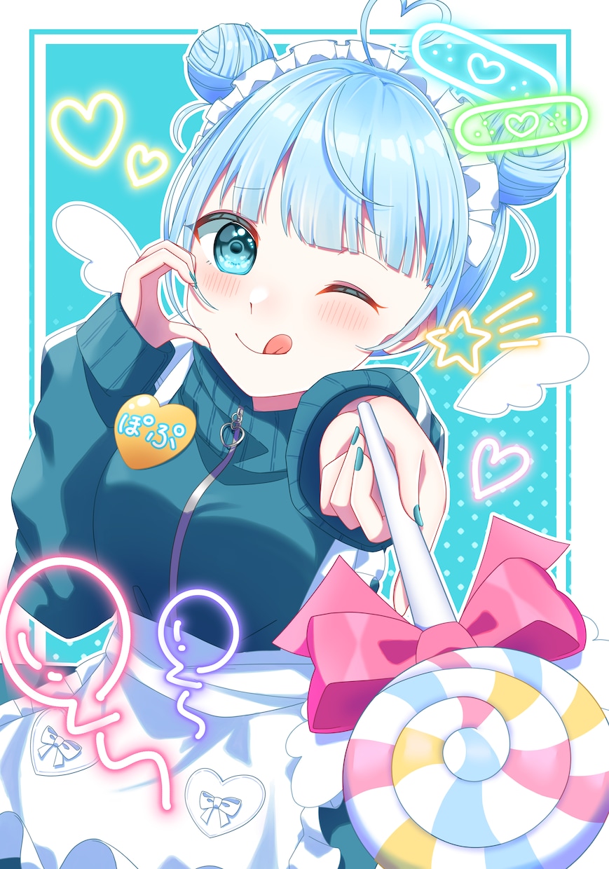 キラキラかわいいイラストお描きします 商用利用OK！透明感のあるイラストをグッズ等にも使用できます イメージ6