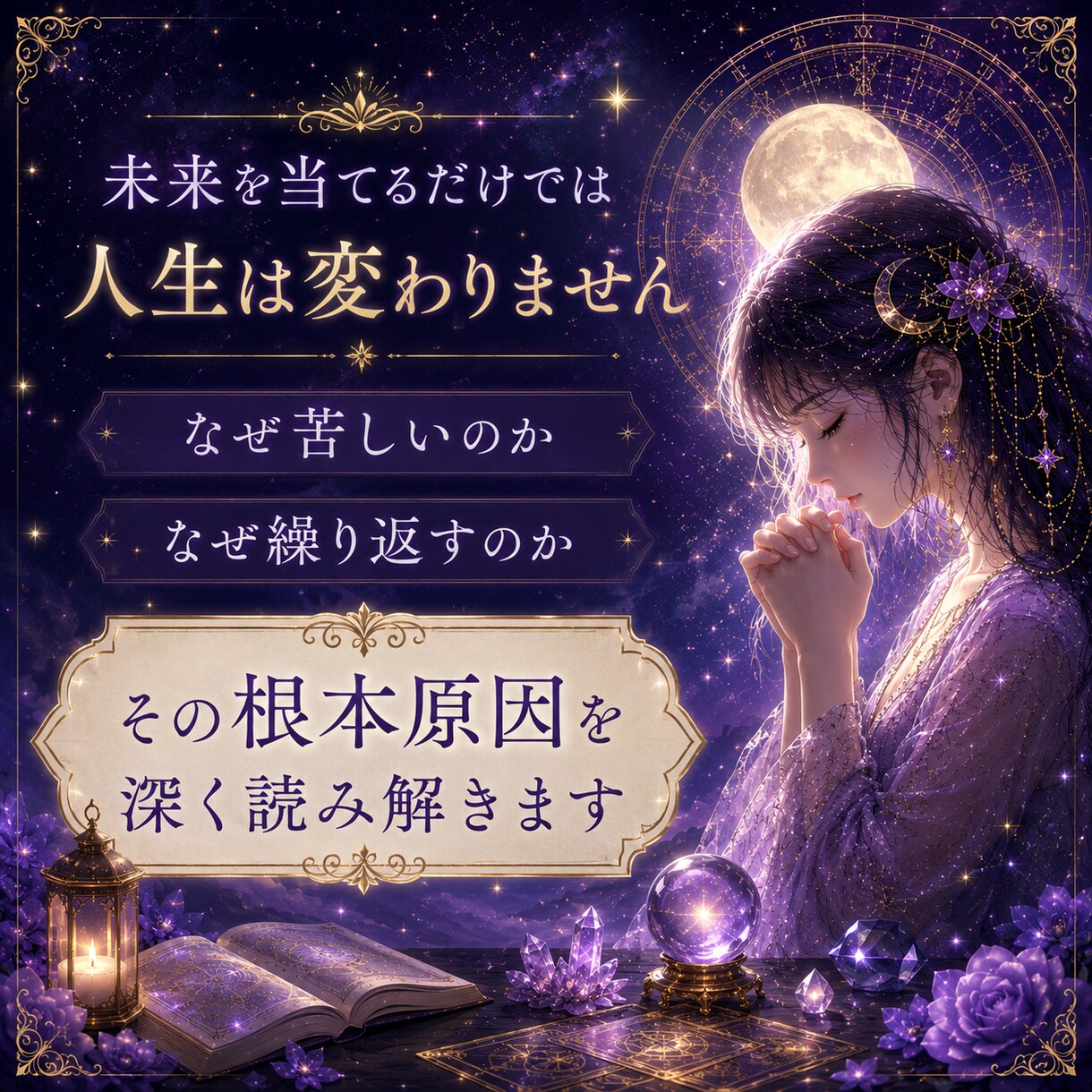 魂の恋愛設計図を読み解きます なぜその恋を選ぶのか。本当の幸せへの道筋を視ます イメージ4