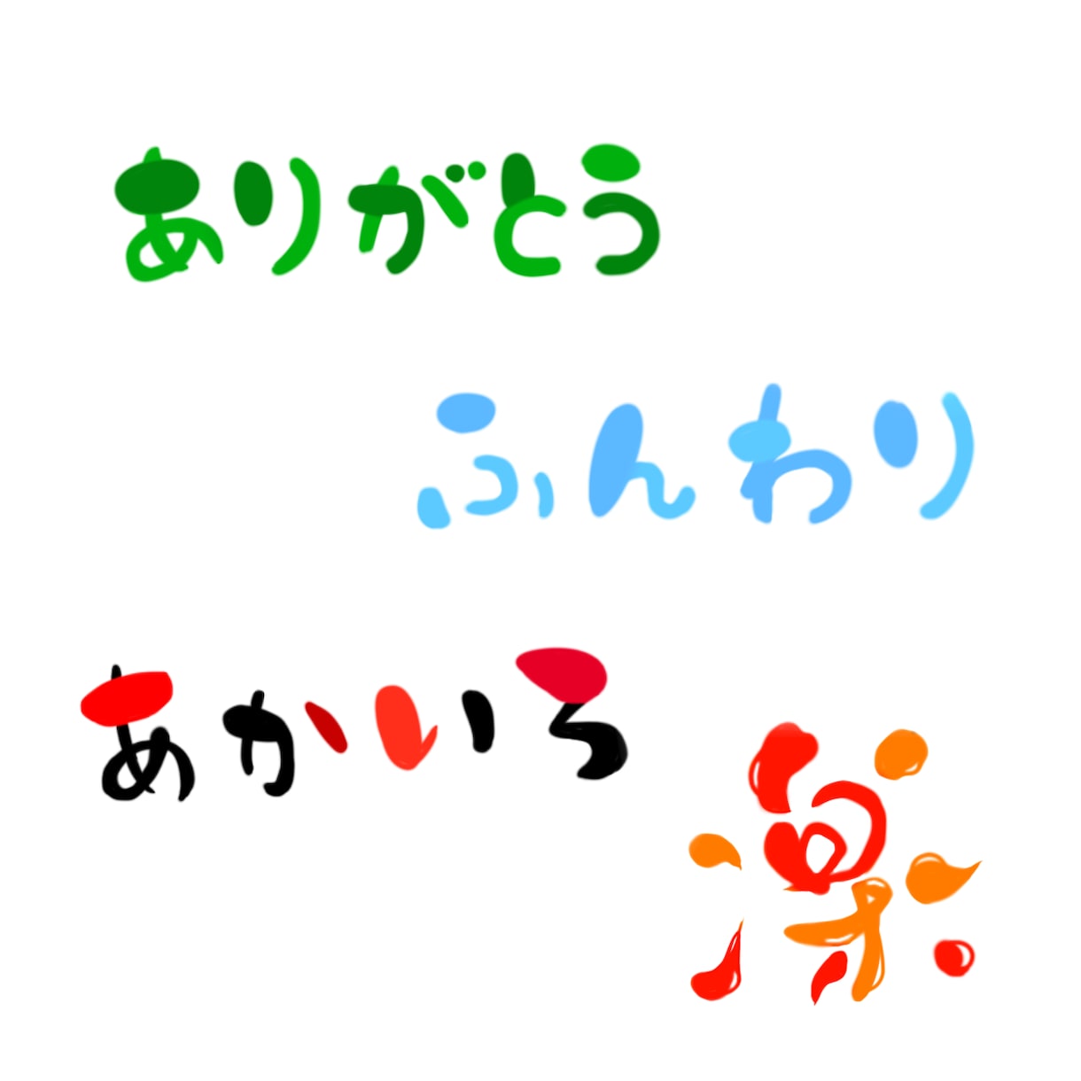 商用OK！丸くかわいい手書き文字ロゴをつくります お店の看板やポスターに使えるオリジナルロゴが必要な方へ。 イメージ2