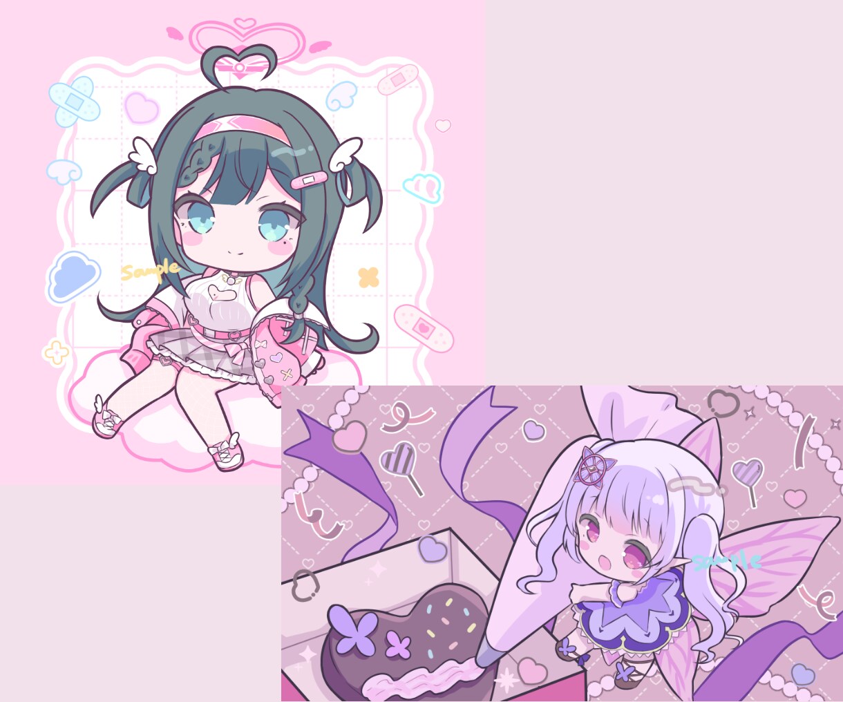 即対応☆かわいいデフォルメ・SDイラストを描きます かわいいスタンプ、アクキーグッズ、動画などに！ イメージ10