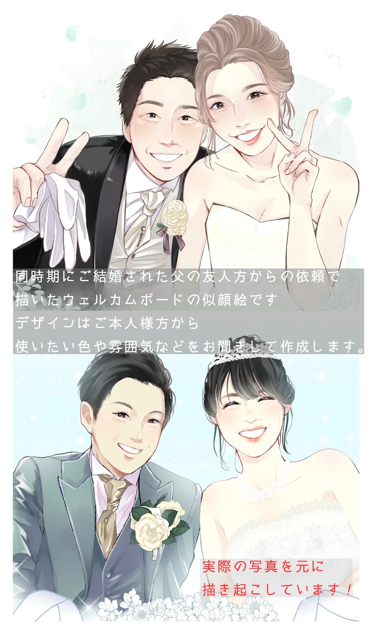 似顔絵、漫画作成承ります 人物の喜怒哀楽を表現するのが得意です！ イメージ2