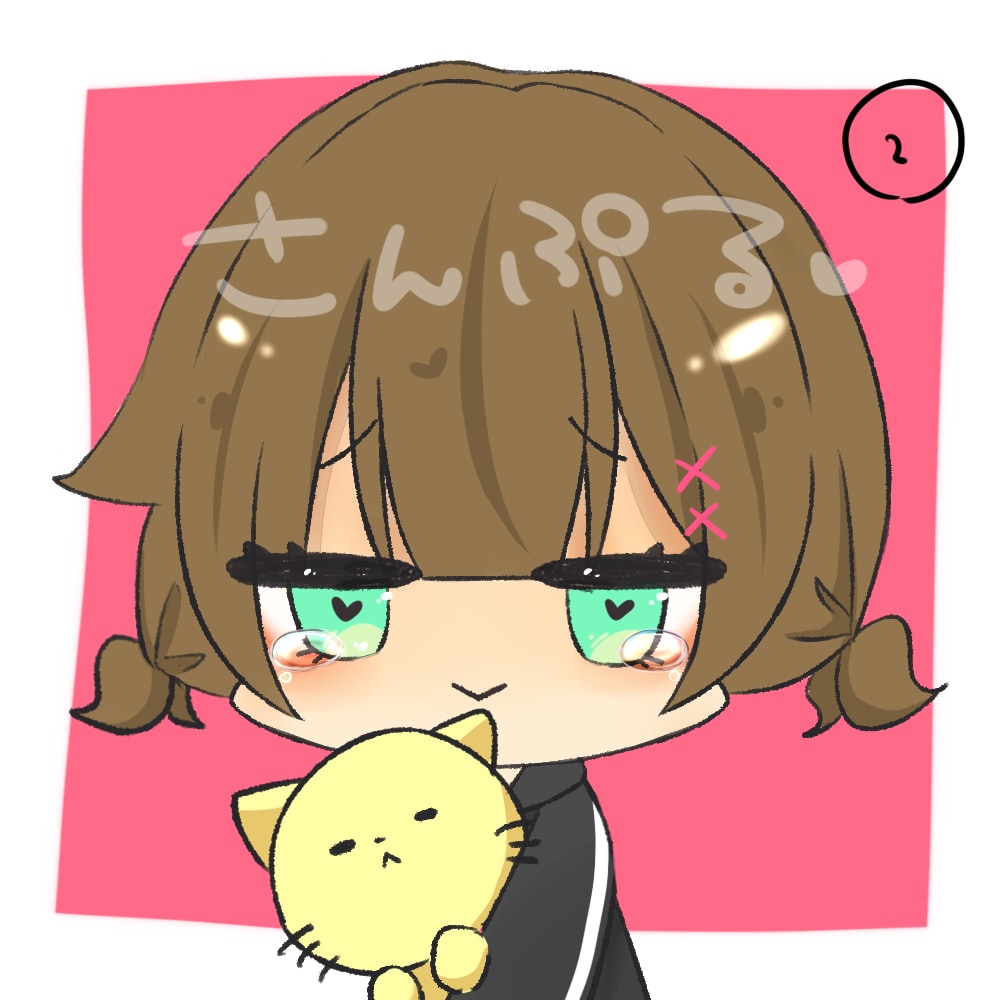 先着3名！ぴえんアイコン描きます 髪/目の色/服装/ぬいぐるみ貴方の希望通りにできます！ イメージ2