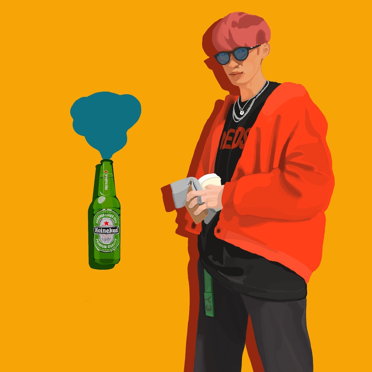 イラスト　似顔絵　ポスターを作成します 学生ではありますが、魅力的なものを作成いたします。 イメージ4
