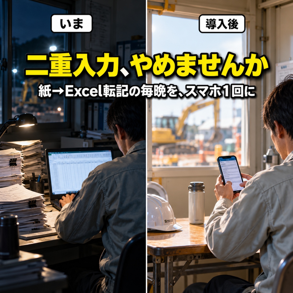 紙・Excel業務をスマホ化します 入力・管理者確認・A4印刷まで1業務から試作します イメージ2