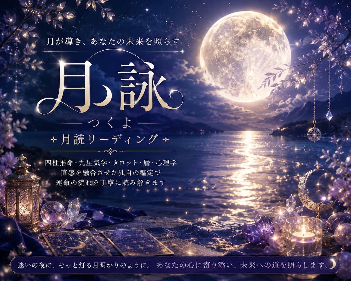 月読リーディングで運命を読み解きます 月読リーディングで運命を読み解きます イメージ1