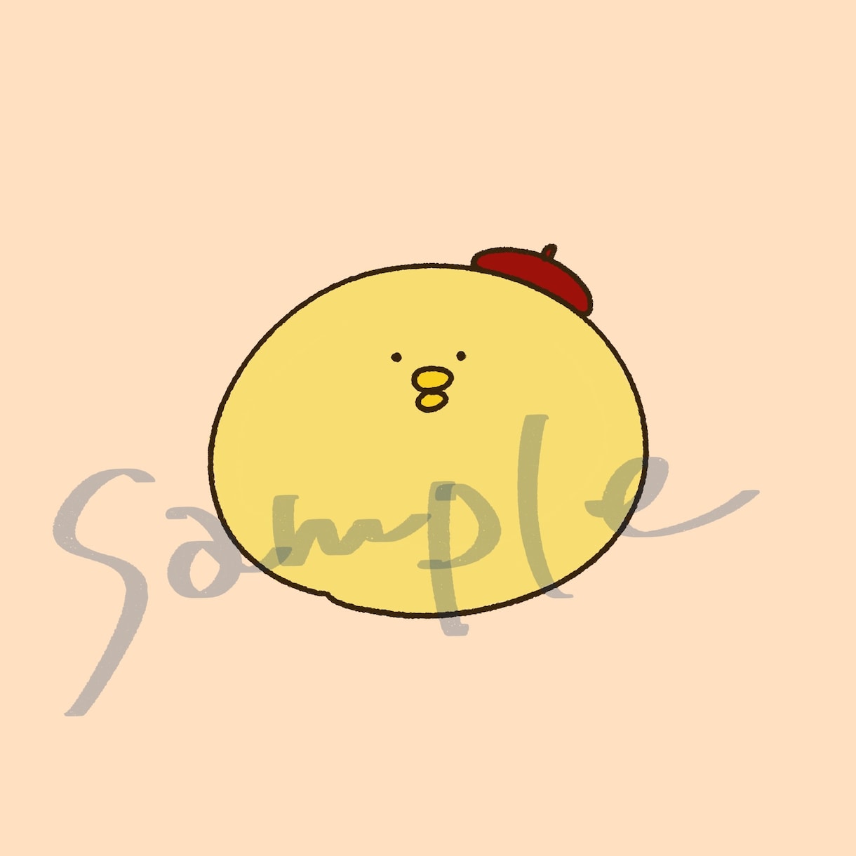 ゆるいイラストを作成します ゆるっと描いたイラストであなたを表現。プレゼントにも！ イメージ5