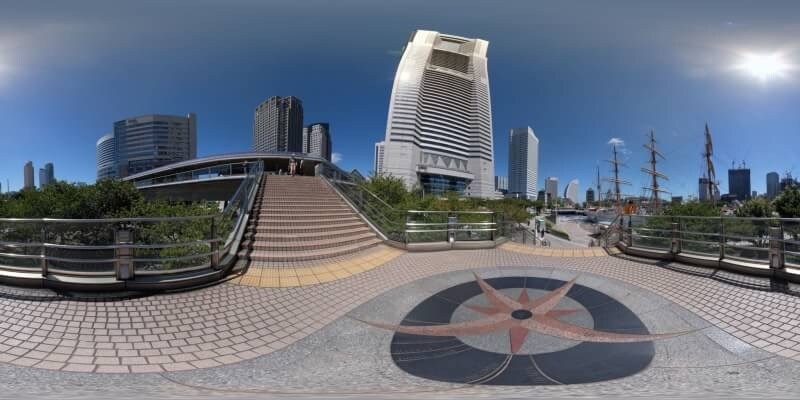 Google mapの全天球360°画像を作ります ホームページやSNSなどの媒体に使える画像です。 イメージ8